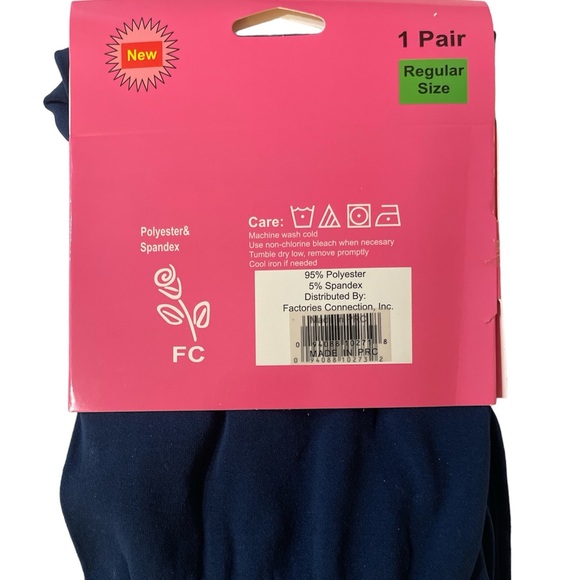 Navy High Waisted Fashion Leggings regular Size - NWT - Picture 2 of 6